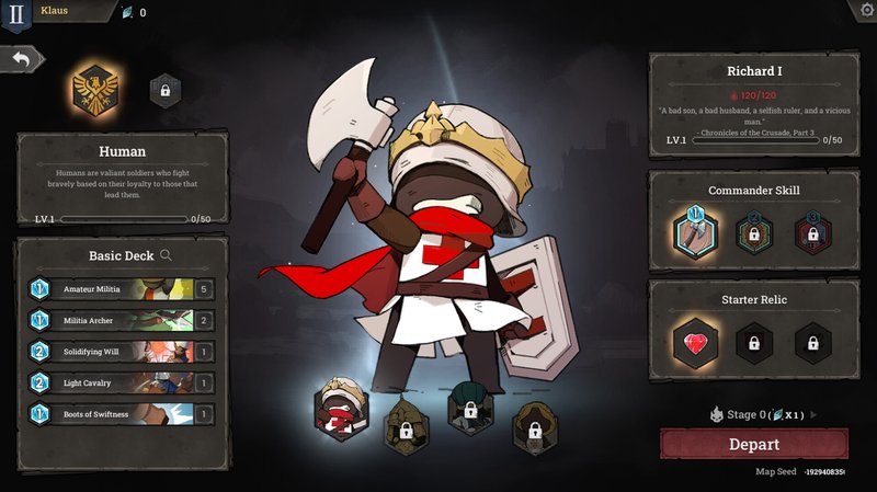 Character Selection Screen