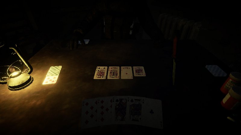 The game's atmospheric lighting creates a genuinely tense ambiance