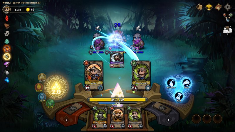 Combat in Heroes Wanted