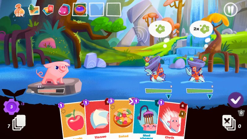 Combat interface showing Nif Nif facing adversaries