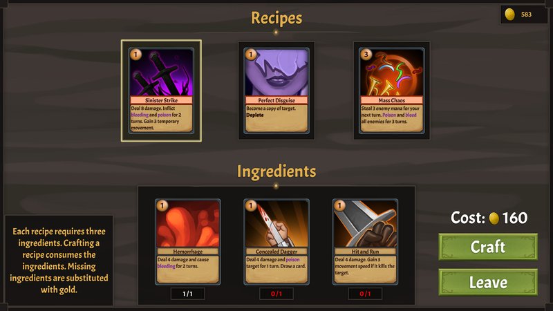 Crafting Interface