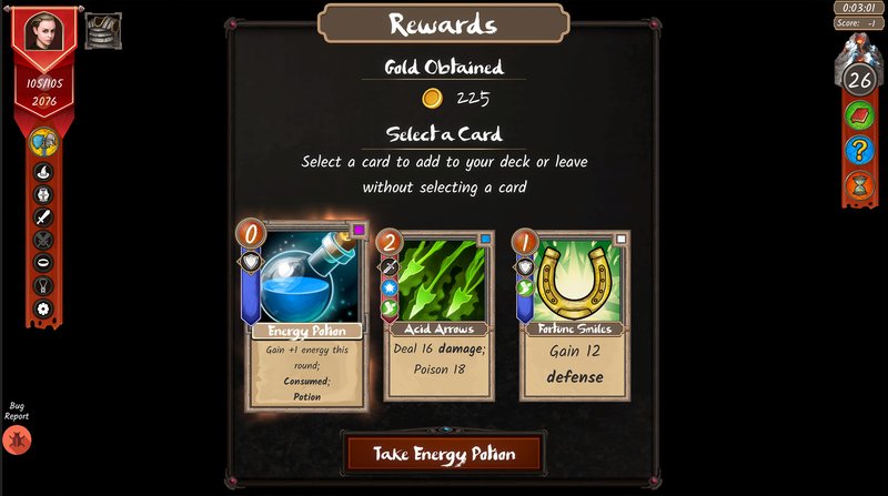 Reward Screen